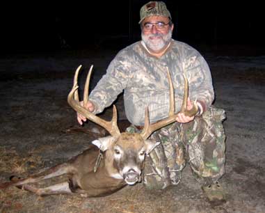 Dennis Bush downed this 10-pointer on opening day of the Fort Dix, N.J. muzzleloader season this past fall.
