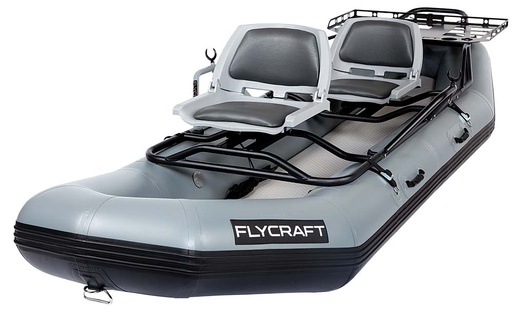 a flycraft two-seater raft boat