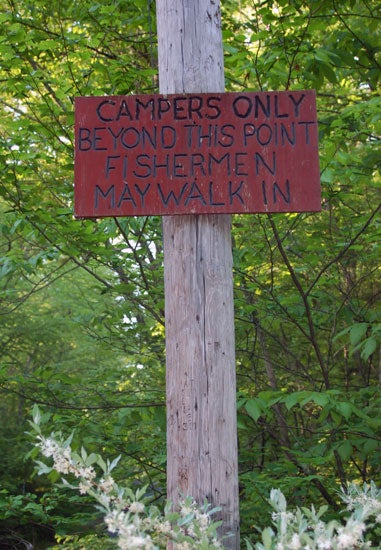 campers only sign