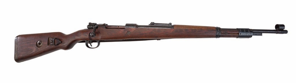 The Mauser Model 98 on a white background.