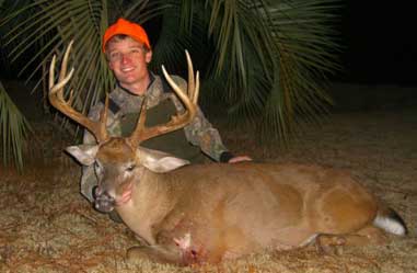 David Field shot this 11-point buck in Blythewood, S.C. during his winter break from Clemson University.