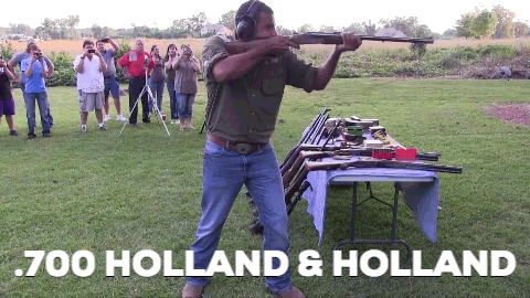 .700 Holland & Holland bullet kickback