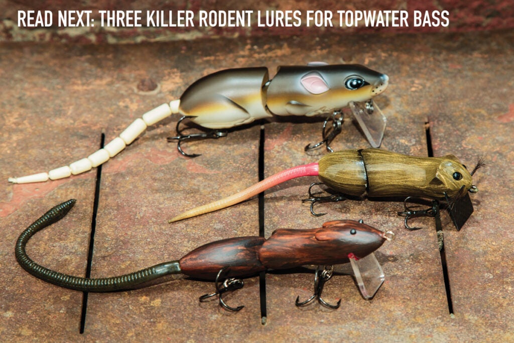 mouse lures, rat lures, bass fishing mouse lures, rodent lures, fishing,