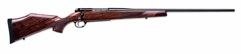 The Weatherby Mark V on a white background.