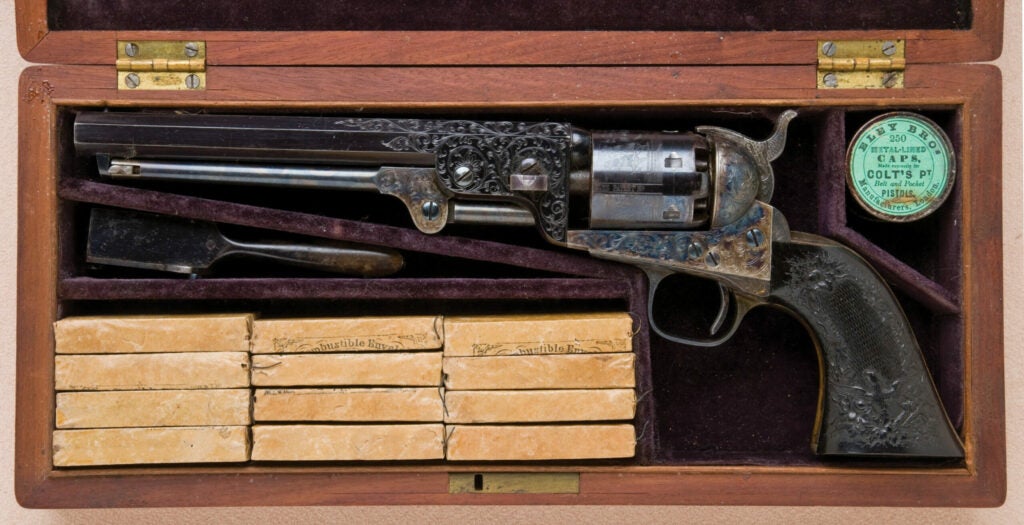 httpswww.fieldandstream.comsitesfieldandstream.comfilesimport2014importImage2011photo38356zFine_and_Exceptional_Cased_Engraved_and_Relief_Carved_and_Checkered_Ebony-Gripped_Colt_Model_1851_Navy_Revolver_Known_as_The_Black_Beauty_-_2.jpg