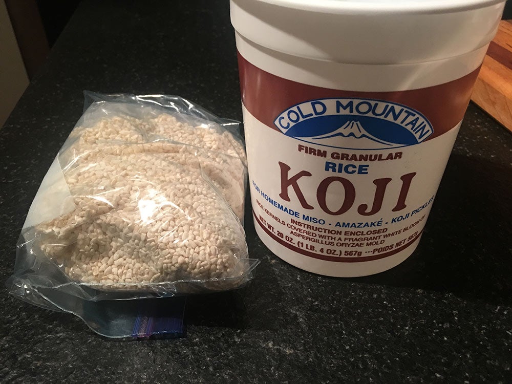 Koji rice for dry-aged steaks