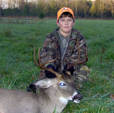 William Robbins, 12, of Rock Hill, S.C. shot this 9-point buck in Bedford County, Tenn. on opening day this past fall.