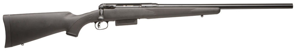 Savage 220 rifle on a white background.
