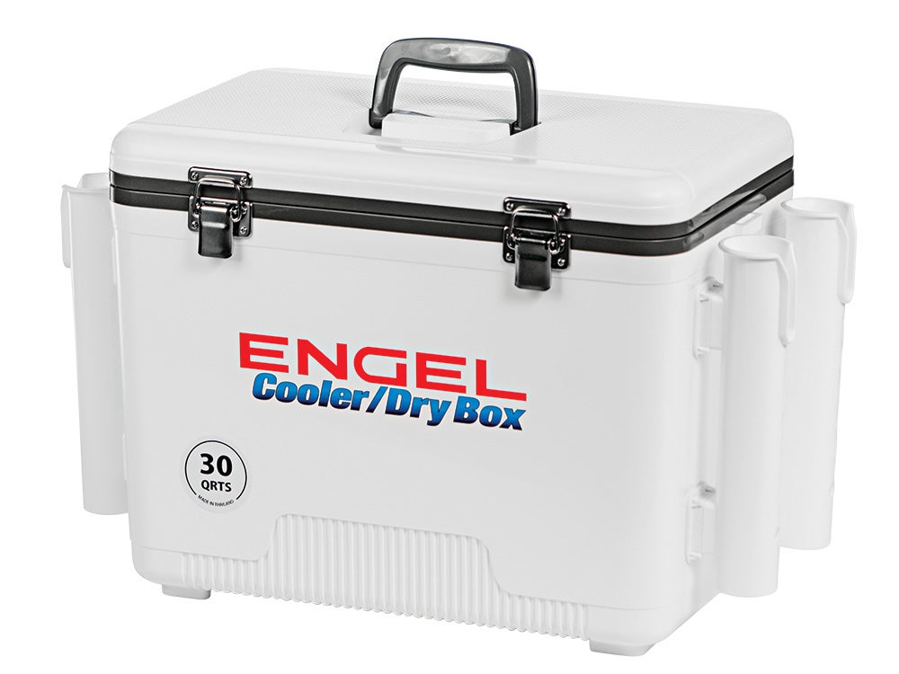 Engel 30QT Rod Holder Cooler/Dry Box