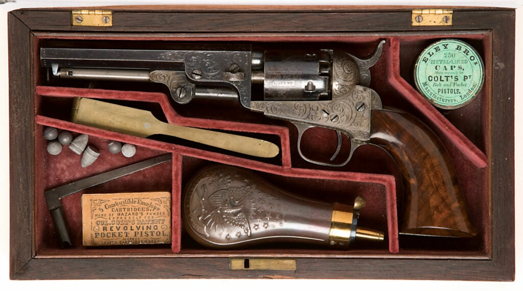 httpswww.fieldandstream.comsitesfieldandstream.comfilesimport2014importImage2011photo38356The_Historic_and_Important_Deluxe_Engraved_Colt_Model_1849_Pocket_Revolver_Presented_to_Gunsmith_Anson_Chase_from_the_Inventor_Colonel_Colt_-_2.jpg