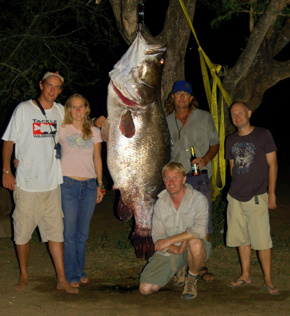 Nile perch caught by Tim Smith