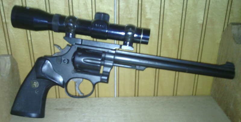 This is my scoped S&W M48.