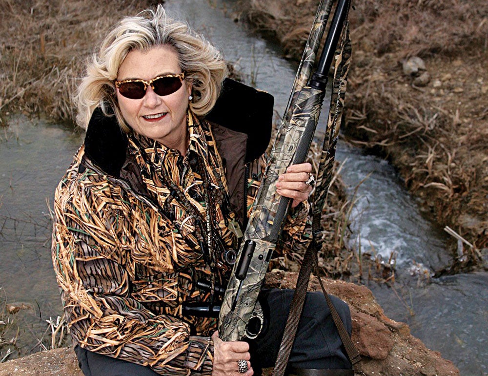 women, Judy Rhodes, Rhodes, hunting, guns, F&S, cover story,woman