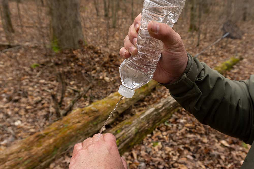 water bottle survival tips