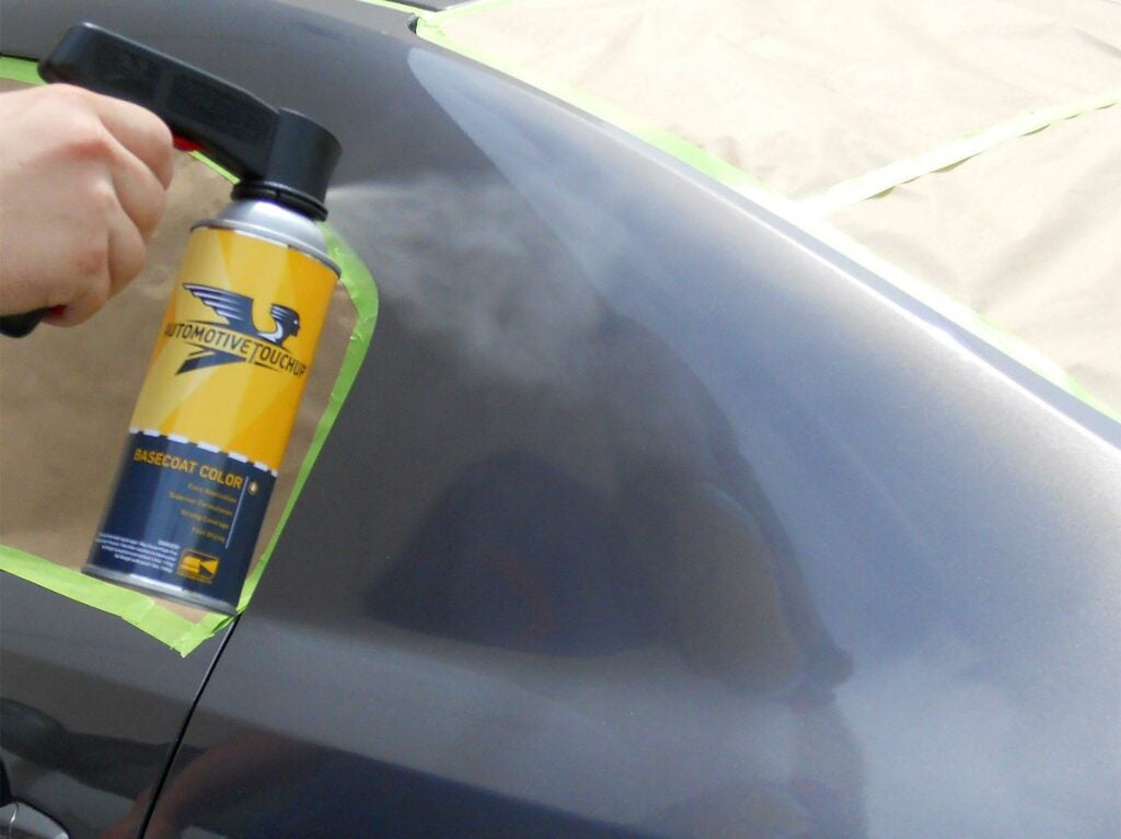aerosol spray touch up paint