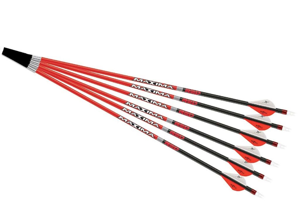 Red Lead Bowing Arrow