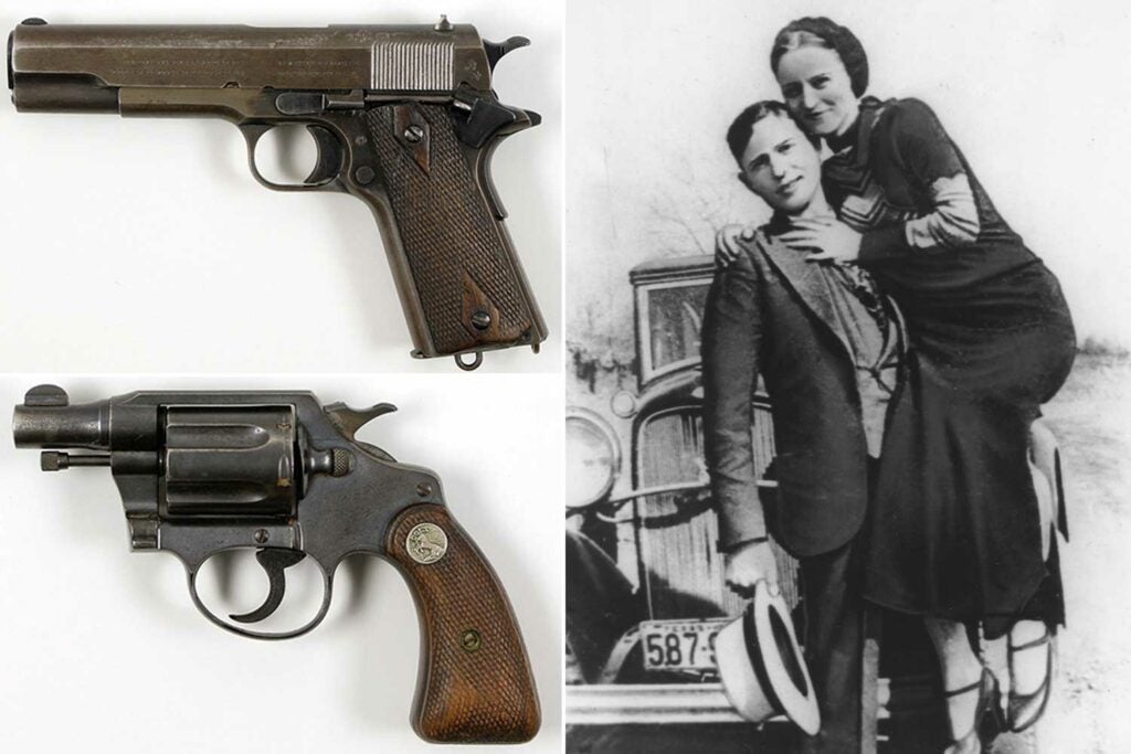 Bonnie and Clyde’s 1911 and Colt Detective Special