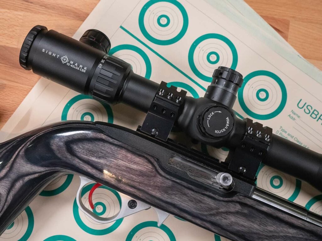 ruger 10/22 upgrades: a custom rifle equipped with riflescope
