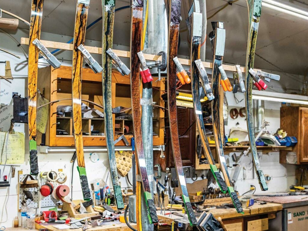 a traditional bowhunting craft workshop