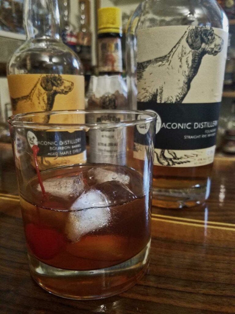 The Maple Manhattan cocktail.