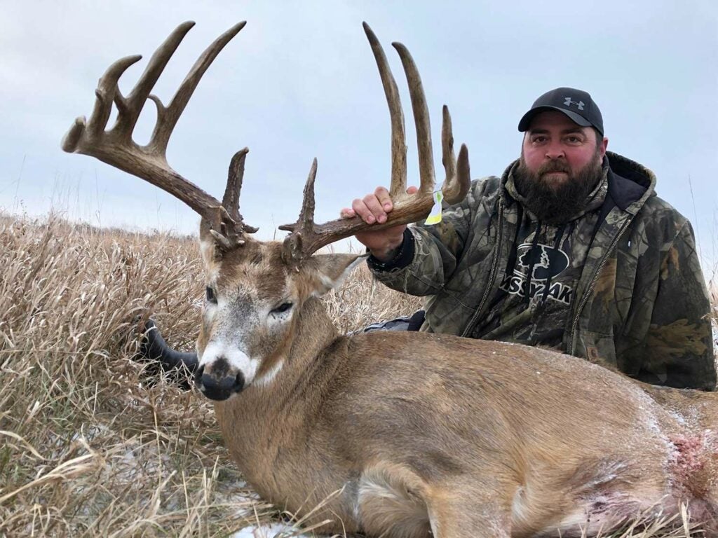 Jerren Long killed this 200-plus-inch giant the second time he saw the deer.