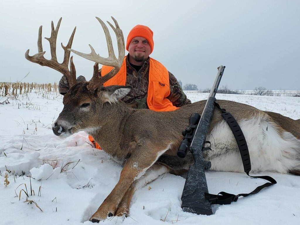 Kristofor Johnson killed this Gopher State Booner on just a 40-acre property.