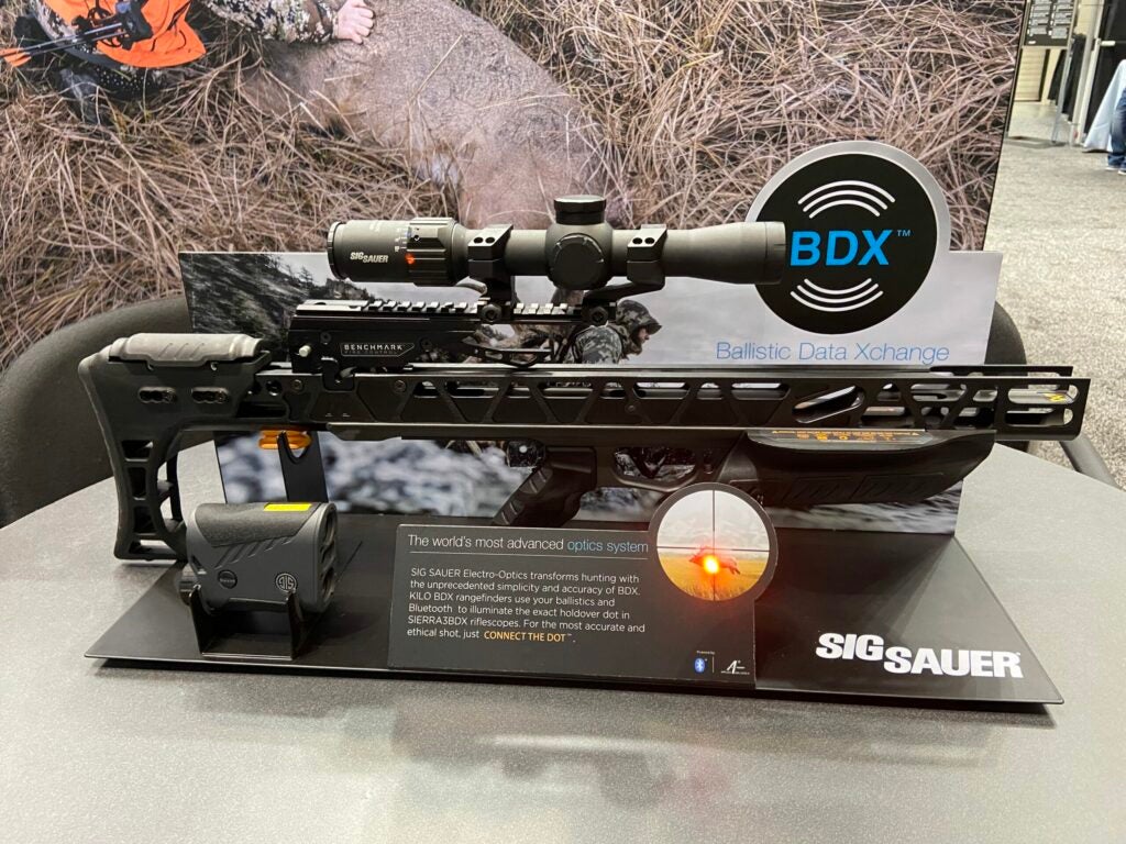 Sig Sauer BDX Crossbow System at the 2020 ATA show.