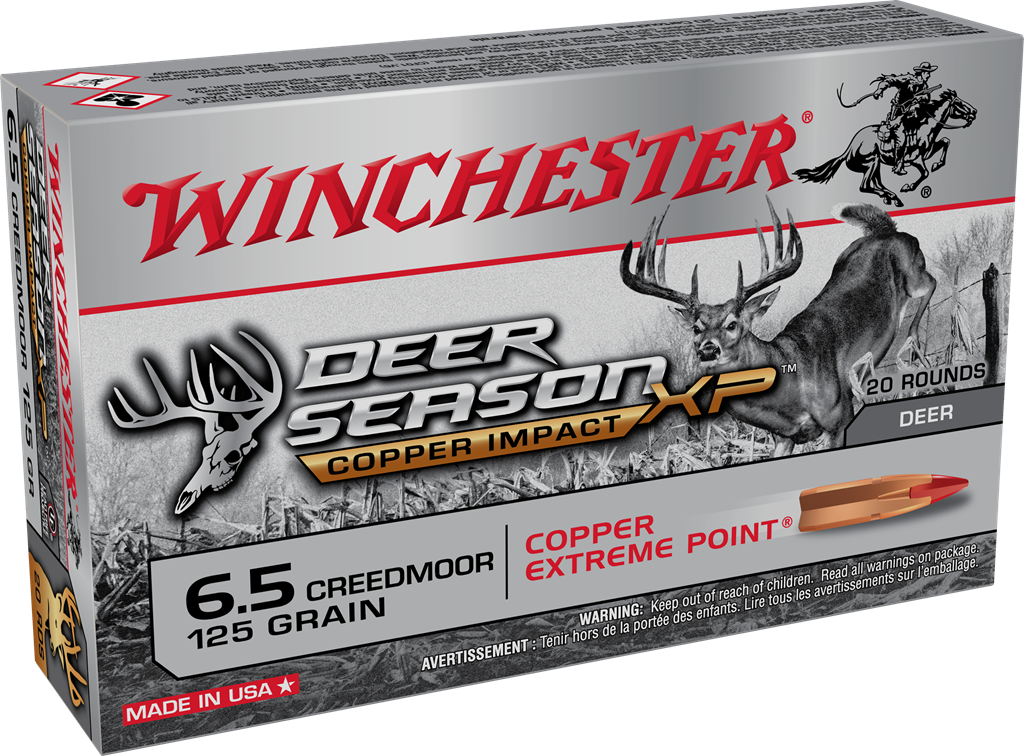 Winchester has added the 6.5 Creed and four others to their Deer Season Copper Impact line.