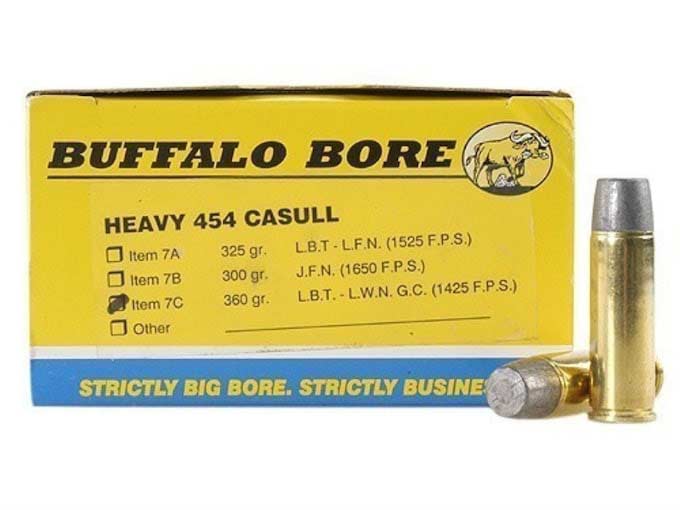 .454 Casull African Buffalo ammo