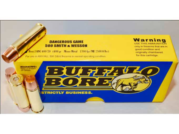 Buffalo Bore .500 Smith & Wesson