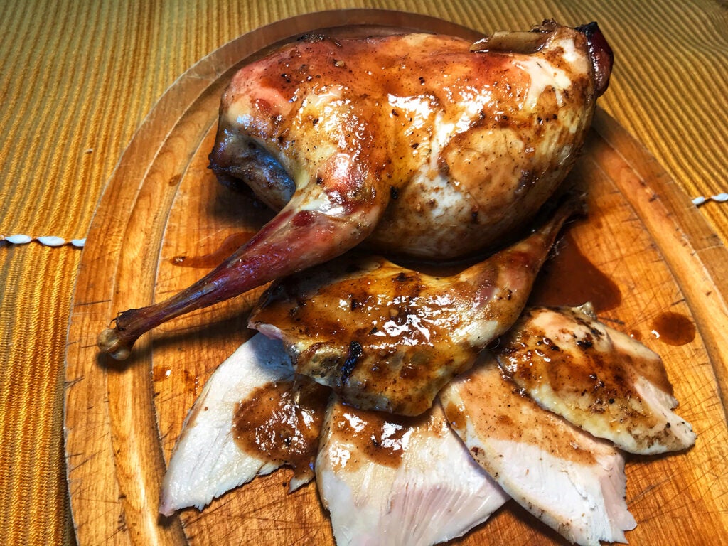 Maple and Guinness Crutched Grouse