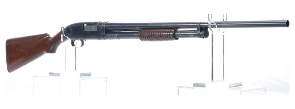 The Winchester Model 12 Shotgun.