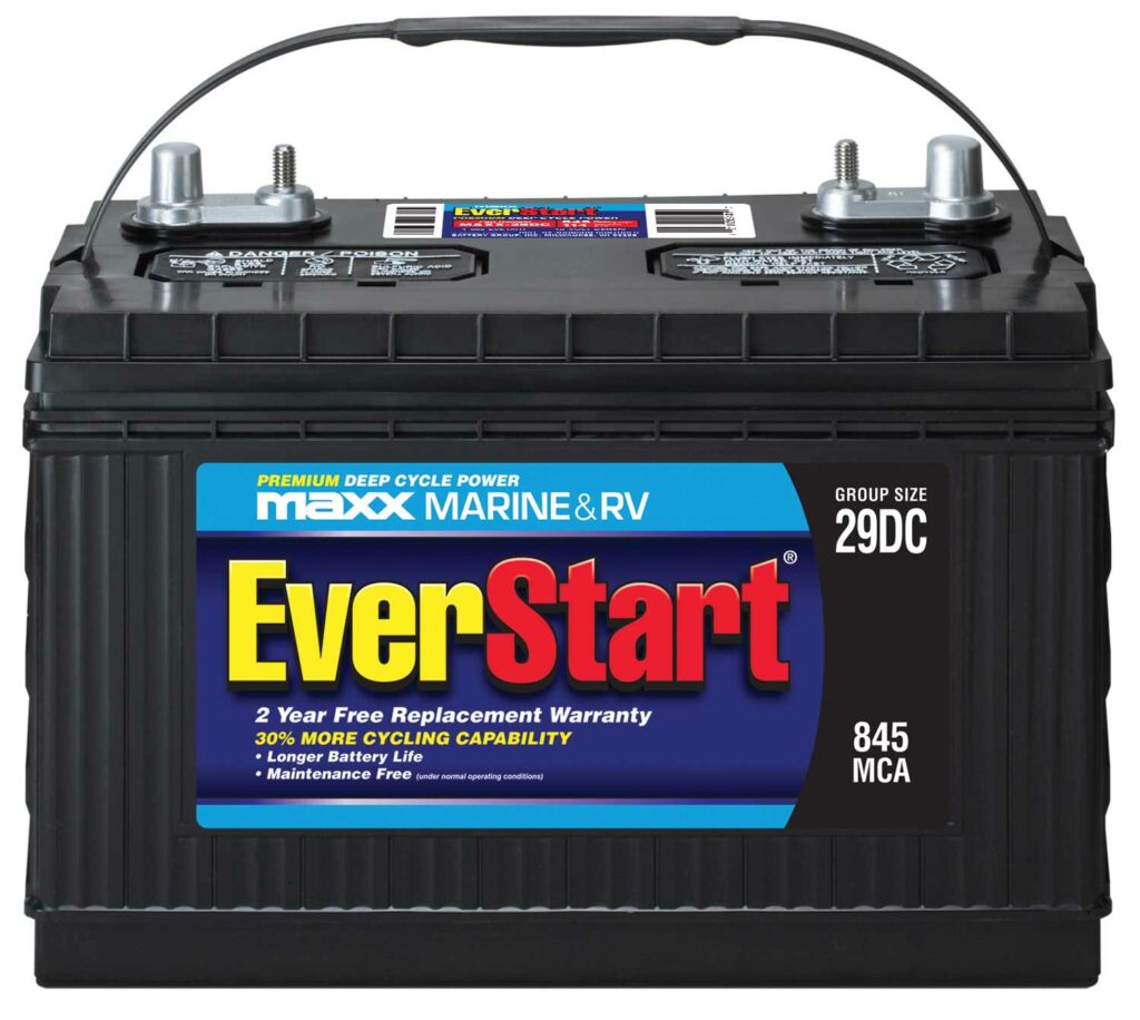 Deep-cycle batteries provide power in spades.