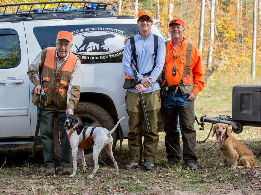 professional hunting guides and dogs.