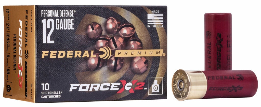A box of Federal premium shotgun shells.
