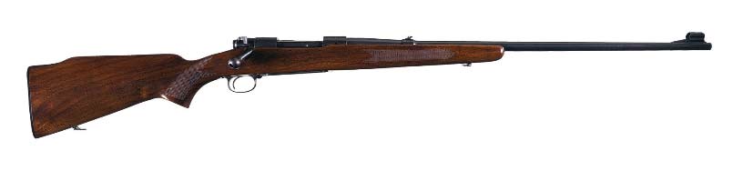 A pre-64 model 70 hunting rifle.