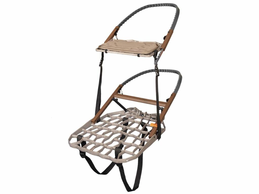 The Lone Wolf Hand Climber Combo II hunting stand on a white background.