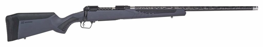 The Savage 110 Ultralite rifle on a white background.