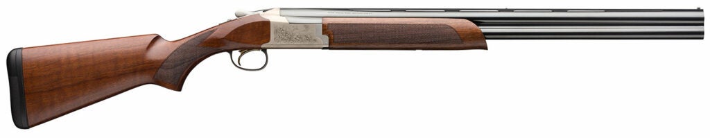 The Browning 725 Citori Feather gun on a white background.