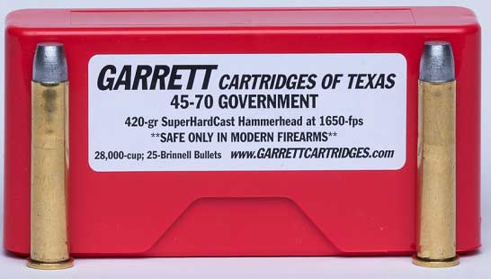 box of Garrett Cartridges and bullets.