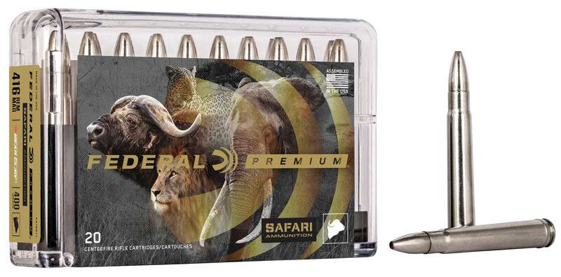 Federal Premium Safari Bonded ammo box.