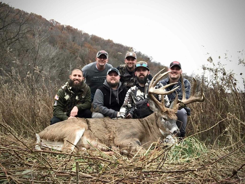 Schmit shares his hunting success with friends and family.