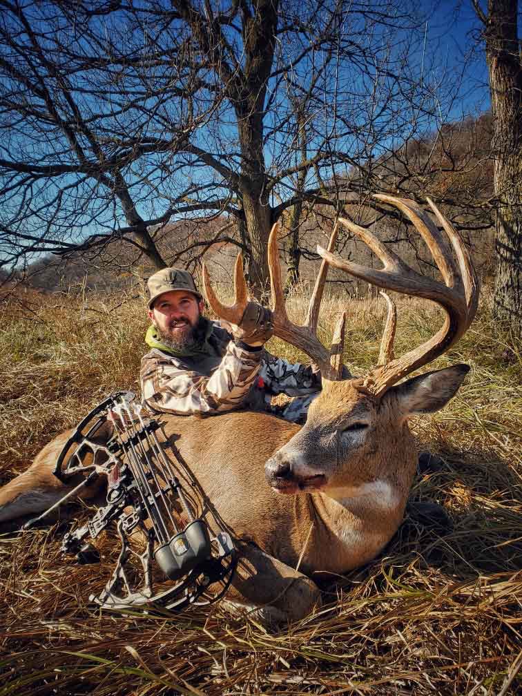 One more look at the hunter and his incredible buck.