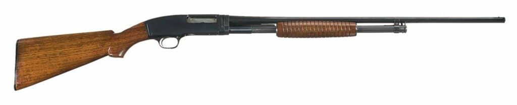 The Winchester Model 42 shotgun.