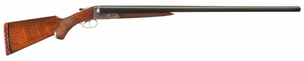 The Ithaca Double Field Grade 10 shotgun.