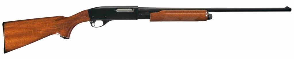 The Remington 870 shotgun.