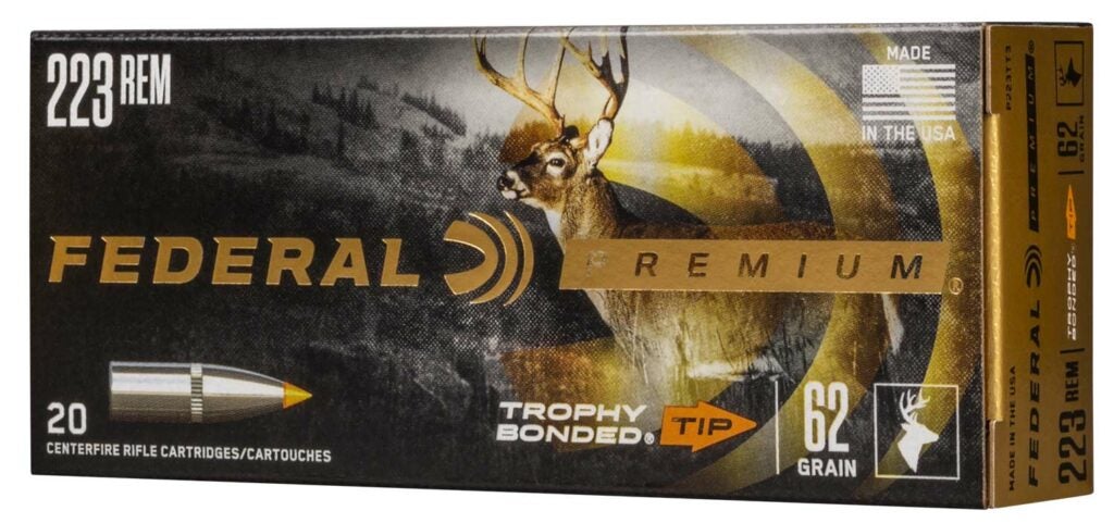 The Federal Premium Trophy bonded ammo.