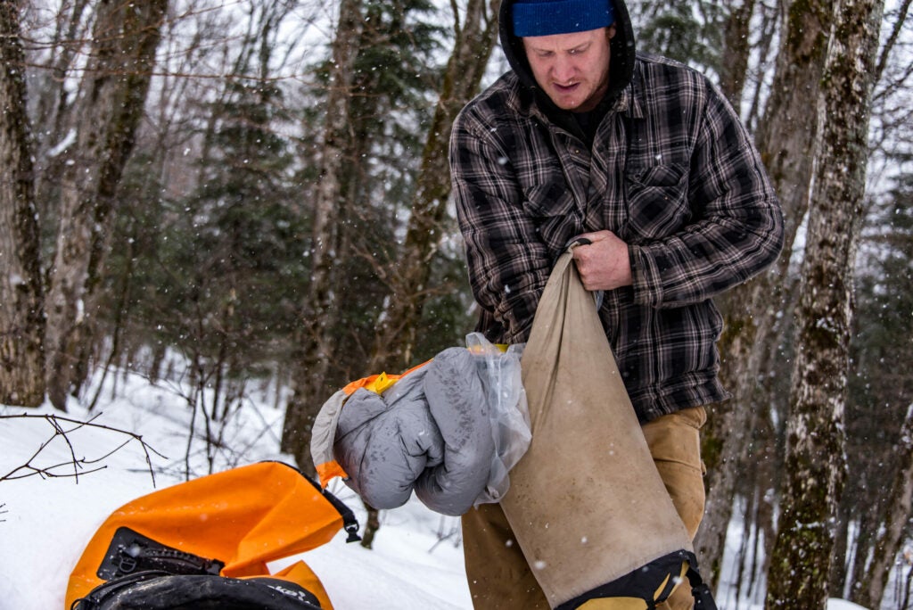 Dry bags keep your hunting gear dry in tough weather conditions.