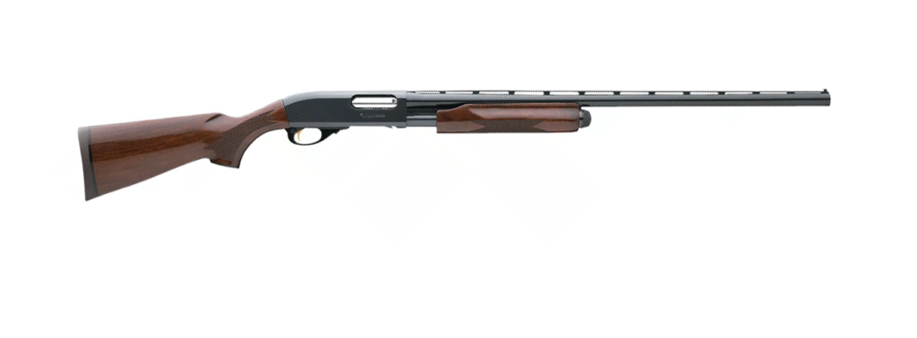 The Remington 870 Wingmaster in 12-gauge.