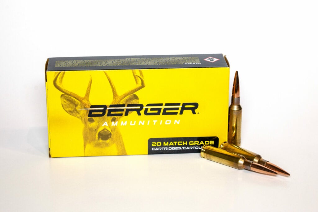 Berger 6.5 Creedmoor Ammunition.